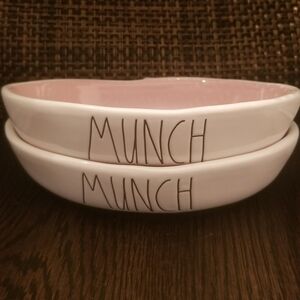 Rae Dunn Munch Ceramic Candy dishes. NWT. Set of 2